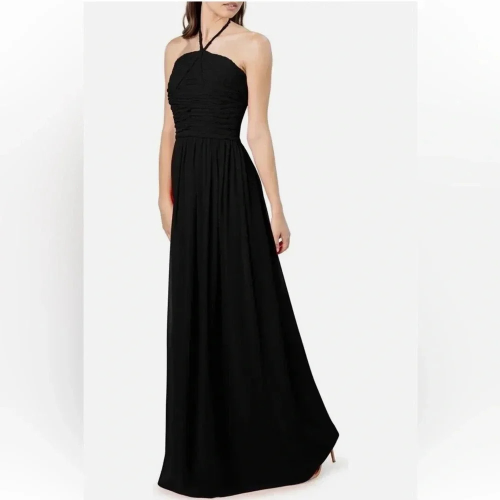 Dress the Population Black Aura Halter dress-NWT Size Small